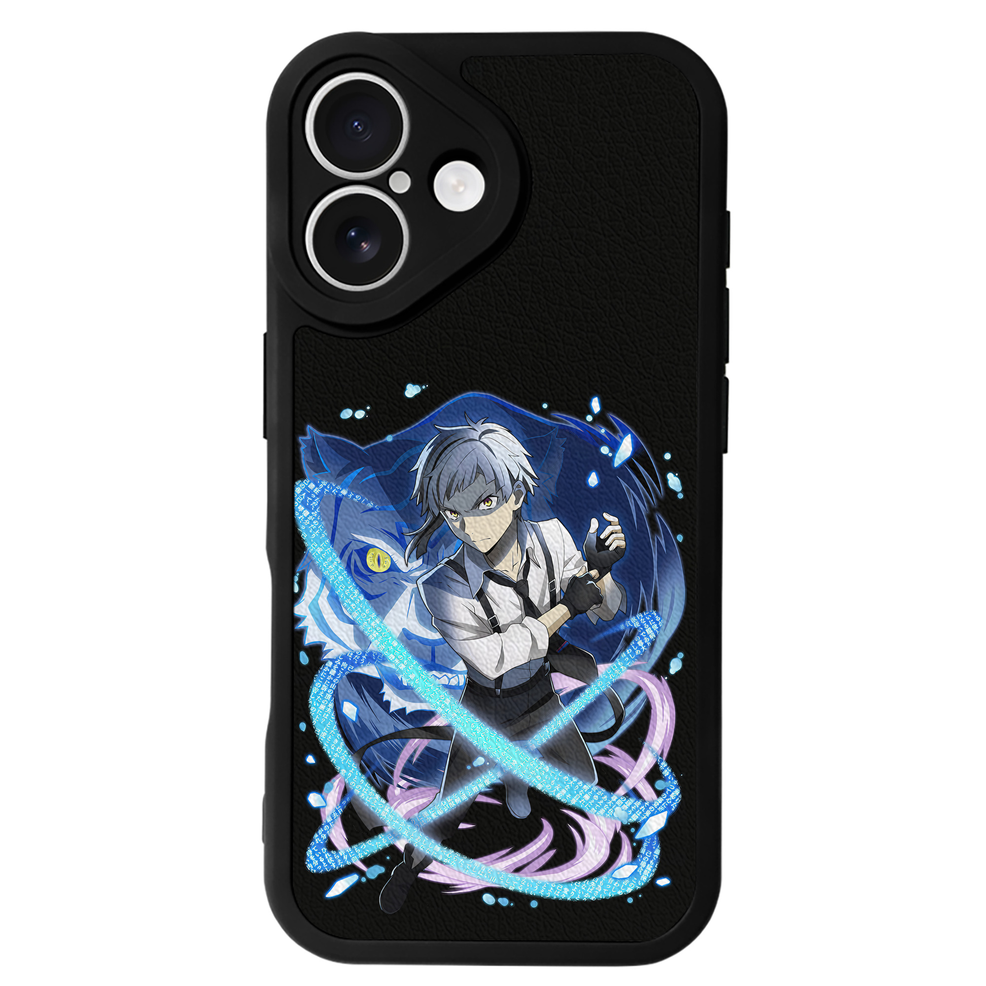 （画像用） 文豪ストレイドッグス Bungo Stray Dogs 【iPhone 16シリーズ対応】シリコンスマホケース（レザー調） 材質：シリコン